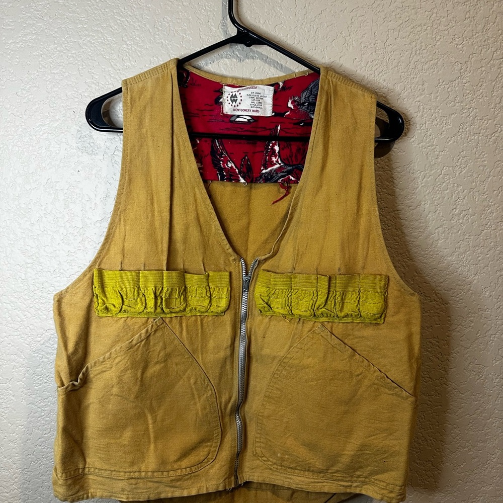 Vintage Montgomery Ward Upland Vest